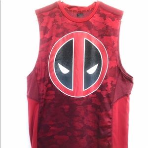Deadpool Camo Tanktop Marvel workout T-shirt
